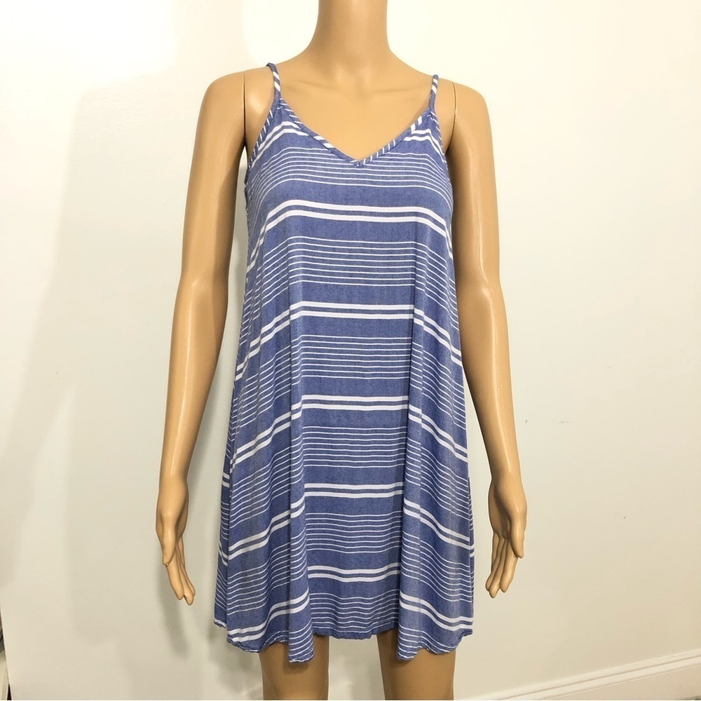 Authentic American Heritage Blue Striped dress Size XS